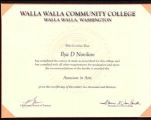 Walla Walla Community College, Walla Walla, Washington, USA